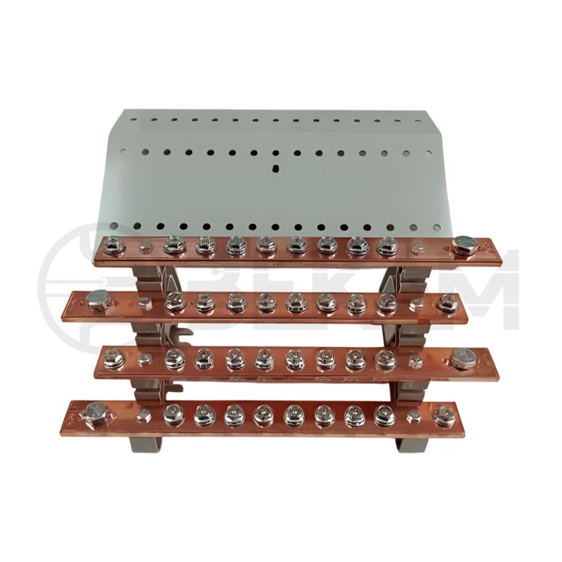 Barra Repartidora 4P 630A Bloque - Bekam