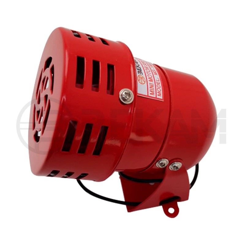 Sirena Mini 100dB Roja Alarma 220V