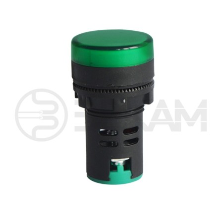 Luz Piloto LED Verde 22mm - Bekam