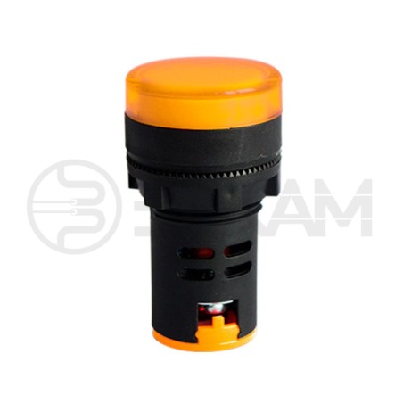 Luz Piloto LED Amarilla 22mm - Bekam