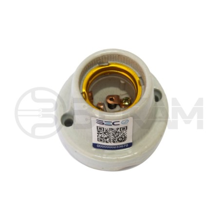 Portalámpara Base Recta Loza - Bekam