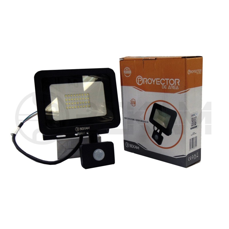Reflector LED 30W con Sensor - Bekam