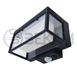 Apliqué solar a muro con sensor 5.5 watts