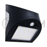 Apliqué solar a muro 3 watts con sensor