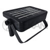 Apliqué solar, 3 focos, con sensor 3.7 watts