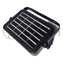 Apliqué solar, 3 focos, con sensor 3.7 watts