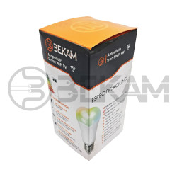 Ampolleta LED Smart Wi-Fi 9W RGB - Bekam