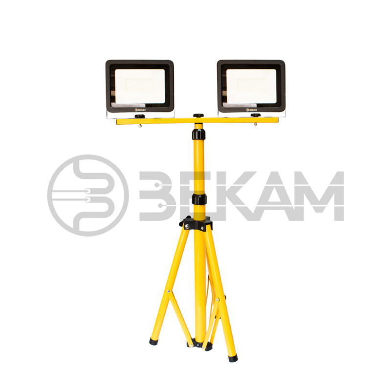 TRIPODE 2 x REFLECTORES LED SMD 50W BLACK ECO 6500K