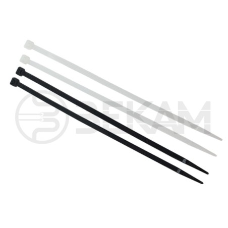 Amarra Cable 200mm Ancha Negra - Bekam